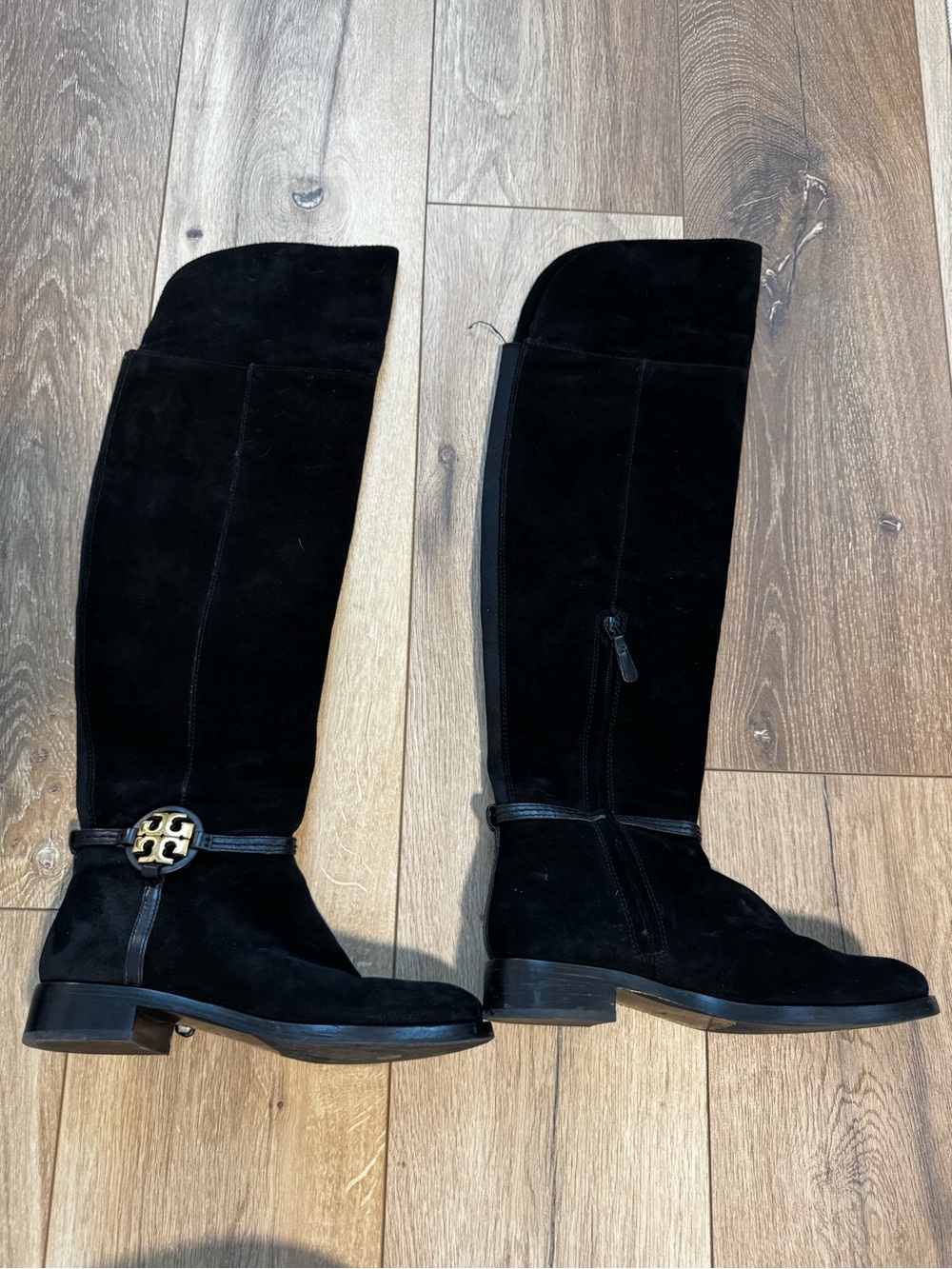 Tory Burch Miller Over The Knee Suede Boots